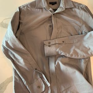 Grey Mens Dress Shirt